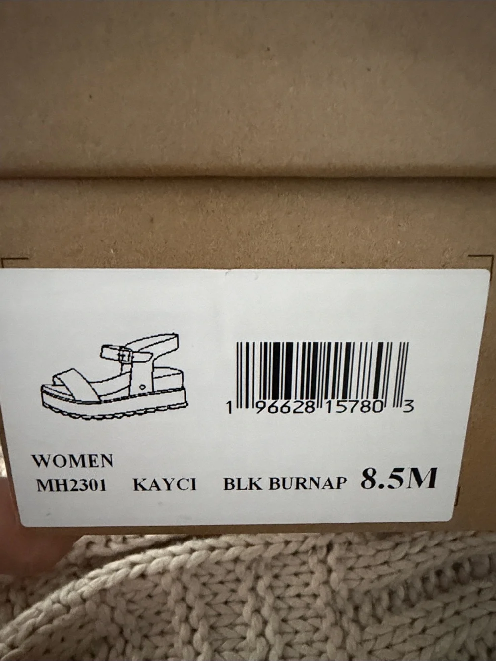Women’s New MIA Kayci Black Platform Sandals